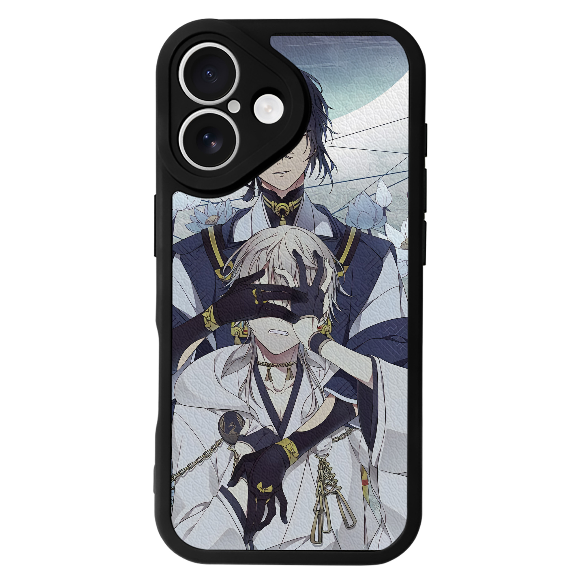 （画像用） 刀剣乱舞 Touken Ranbu 【iPhone 16シリーズ対応】シリコンスマホケース（レザー調） 材質：シリコン